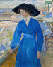 Mädchen in Blau - Carl Wilhelmson — Ansicht des Kunstwerks