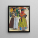 Frauen Spanisch - Carl Wilhelmson — gerahmtes Bild an der Wand