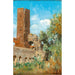 Alte Wachturm in der römischen Landschaft - Carl Wuttke — Ansicht des Kunstwerks