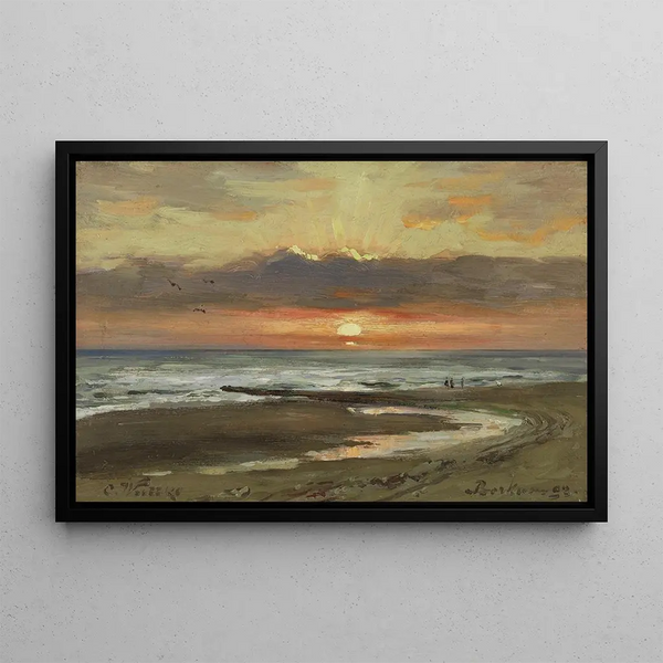 Carl Wuttke - Sonnenuntergang auf Borkum.webp