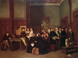 Wartezimmer der dritten Klasse II - Carl d'Unker — Ansicht des Kunstwerks