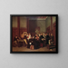Wartezimmer der dritten Klasse II - Carl d'Unker — gerahmtes Bild an der Wand