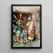 Figur eines Maure - Carlo Ascenzi — gerahmtes Bild an der Wand