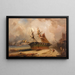 Die Tamise - Carlo Bossoli — gerahmtes Bild an der Wand