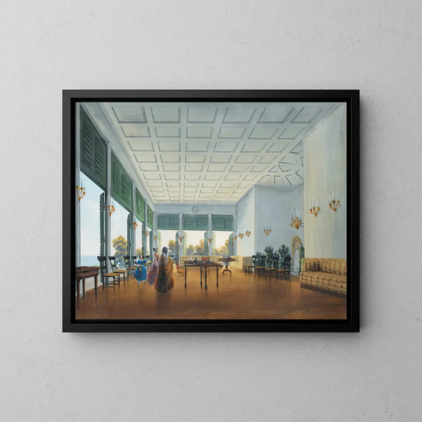 Sieben Ansichten von Miskhor in der Krim II - Carlo Bossoli — gerahmtes Bild an der Wand