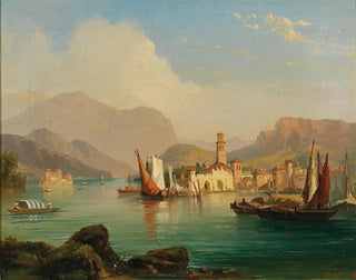 Motiv des Lago Maggiore - Carlo Brioschi — Ansicht des Kunstwerks