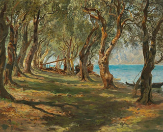 Olive grove am Gardasee - Carlo Brioschi — Ansicht des Kunstwerks