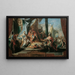 La Continence de Scipion - Carlo Carlone — gerahmtes Bild an der Wand