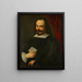 Selbstporträt - Carlo Cignani — gerahmtes Bild an der Wand