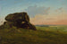 Landschaft des Abends mit einem Dolmen, Studie - Carlo Dalgas — Ansicht des Kunstwerks