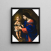 Jungfrau mit Kind - Carlo Dolci — gerahmtes Bild an der Wand