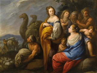 Rachel versteckt die Idole - Carlo Francesco Nuvolone — Ansicht des Kunstwerks