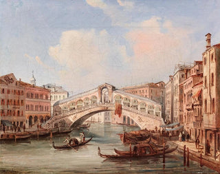Venedig, die Rialto-Brücke - Carlo Grubacs — Ansicht des Kunstwerks