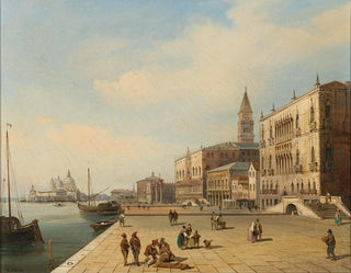 Venedig, Riva degli Schiavoni - Carlo Grubacs — Ansicht des Kunstwerks