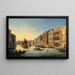 Venedig, Blick auf den Großen Kanal mit dem Ca' d'Oro - Carlo Grubacs — gerahmtes Bild an der Wand