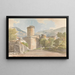 Fondi Il Castello - Carlo Labruzzi — gerahmtes Bild an der Wand