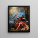 Saint Jean l'Évangéliste à Patmos - Carlo Maratti — gerahmtes Bild an der Wand