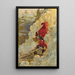 Fervaal - Carlos Schwabe — gerahmtes Bild an der Wand