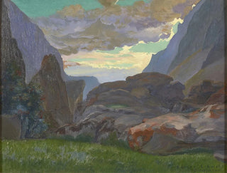 Landschaft des Dauphiné - Carlos Schwabe — Ansicht des Kunstwerks