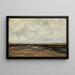 Strand von Villerville, Normandie - Carlos de Haes — gerahmtes Bild an der Wand
