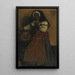 Frau aus Neapel - Carolus-Duran — gerahmtes Bild an der Wand