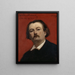 Portrait de Gustave Doré - Carolus-Duran — gerahmtes Bild an der Wand