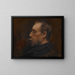 Portrait eines Mannes - Carolus-Duran — gerahmtes Bild an der Wand