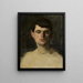 Studie eines männlichen Kopfes - Carolus-Duran — gerahmtes Bild an der Wand