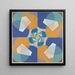 Carrés verts - Joseph Schillinger — gerahmtes Bild an der Wand