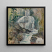 Cascade - John Henry Twachtman — gerahmtes Bild an der Wand