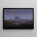 Riff Felsen am Meer - Caspar David Friedrich — gerahmtes Bild an der Wand