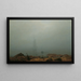 Küstenlandschaft im Nebel - Caspar David Friedrich — gerahmtes Bild an der Wand