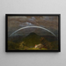 Landschaft mit Berg und Regenbogen - Caspar David Friedrich — gerahmtes Bild an der Wand