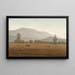 Neue Mondnacht auf den Gigantenbergen - Caspar David Friedrich — gerahmtes Bild an der Wand