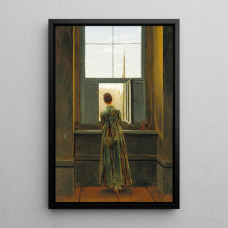 Caspar David Friedrich - Woman at a Window.webp
