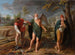 Allegorie der Zeit, Arbeit und Untätigkeit - Caspar Jacob van Opstal der Jüngere — Ansicht des Kunstwerks