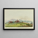 Schlachtfeld bei Sempach im Kanton Luzern - Caspar Leontius Wyss — gerahmtes Bild an der Wand