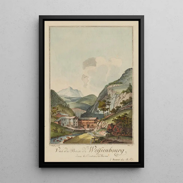Caspar Leontius Wyss - Vu du Bain de Weissenbourg dans le Canton de Berne.webp