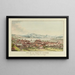 Ansicht der Stadt Luzern - Caspar Leontius Wyss — gerahmtes Bild an der Wand