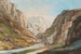 Weg durch die Berge, Länge von 80 Schritten zwischen der Teufelsbrücke und Urselen im Kanton Ury - Caspar Wolf — Ansicht des Kunstwerks