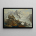 Glacier Lauteraar - Caspar Wolf — gerahmtes Bild an der Wand