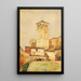 Kirche St. Franziskus Assisi - Cass Gilbert — gerahmtes Bild an der Wand