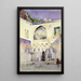 Hof des Kapuzinerklosters Amalfi - Cass Gilbert — gerahmtes Bild an der Wand
