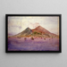 Der Vesuv aus der Bucht von Neapel - Cass Gilbert — gerahmtes Bild an der Wand