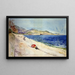Am Strand unterhalb der Promenade des Anglais, Nizza, Frankreich - Cass Gilbert — gerahmtes Bild an der Wand