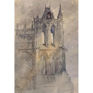 Cass Gilbert - Southwest Tower Amiens Cathedral.webp