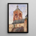 Reproduktion des Gemäldes Kirche Saint-Martin Utrecht Niederlande - Cass Gilbert