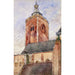 Reproduktion des Gemäldes Kirche Saint-Martin Utrecht Niederlande - Cass Gilbert