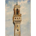Reproduktion des Gemäldes Tour du Palazzo Vecchio Florenz Italien - Cass Gilbert