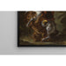 Reproduktion des Gemäldes Arabischer Ritter von einem Löwen angegriffen - Eugène Delacroix